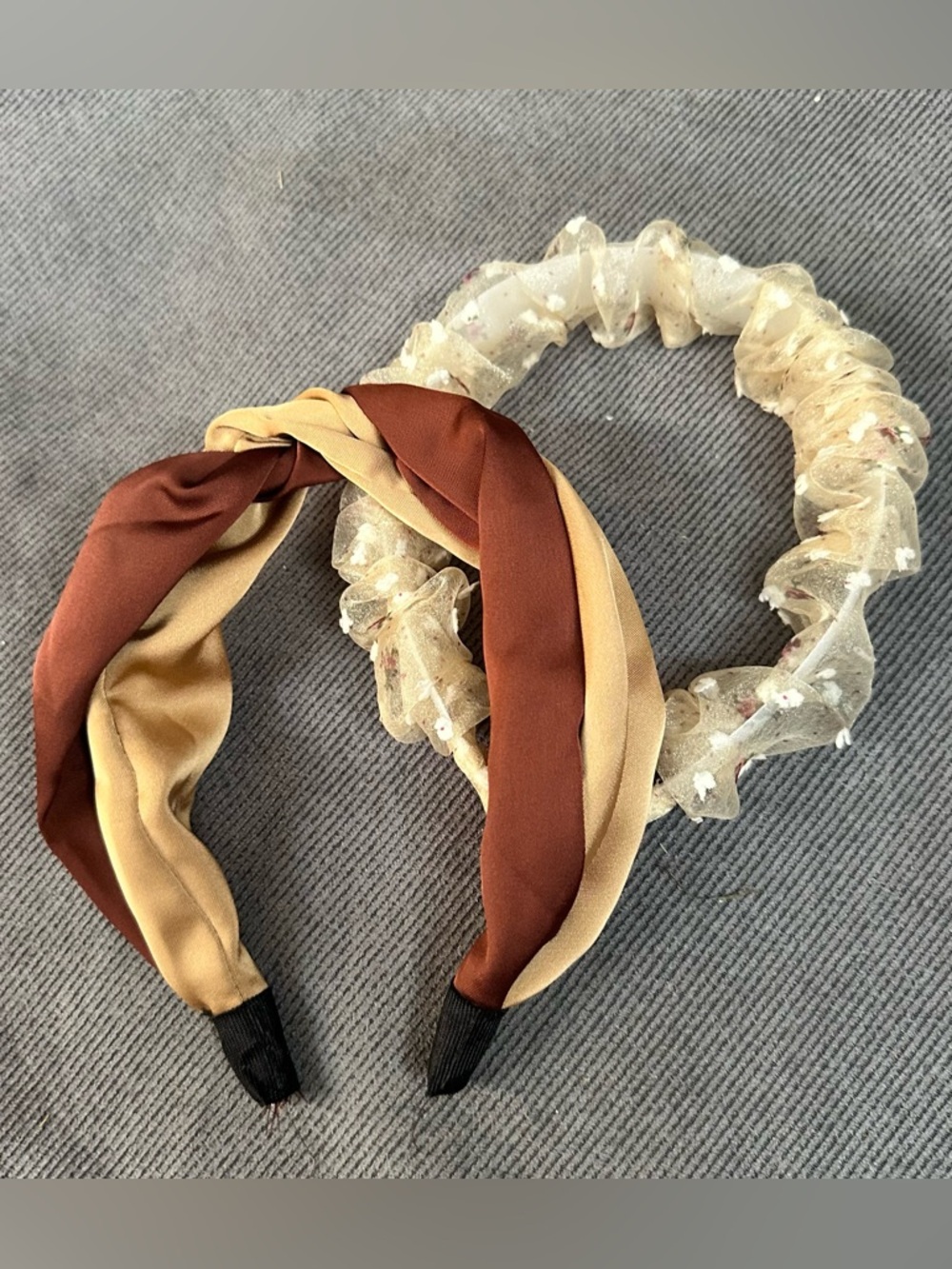 2 headbands fabric NWOT
